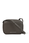תמונה קידמית של Textured Crossbody Bag in Brown