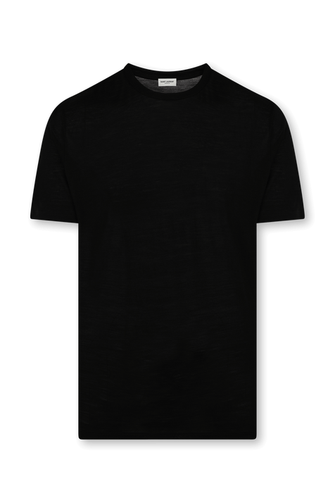 חולצת טי קצרה מצמר SAINT LAURENT
