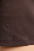 תמונת תקריב דוגמן של Stretch Cotton Long-Sleeve Polo Shirt