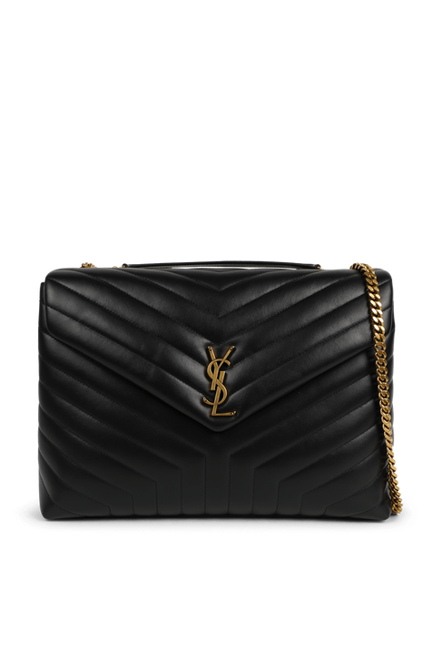 תיק לולו מעור בגודל גדול SAINT LAURENT