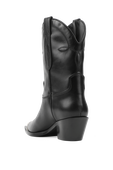 תמונה אחורית של Fontana Ankle Boots in Black