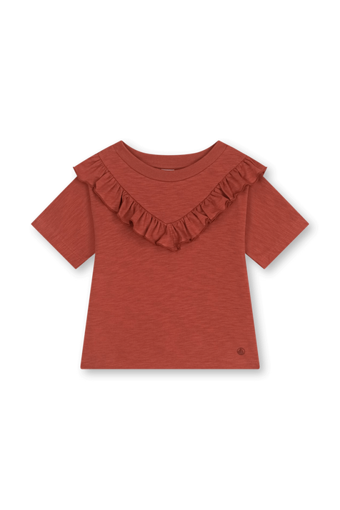 חולצת טי עם מלמלה PETIT BATEAU