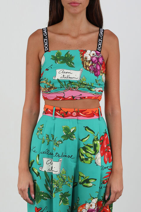 טופ קאפרי ממשי DOLCE & GABBANA