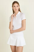Swiftly Tech Short-Sleeve Polo Shirt תמונת דוגמן קידמית של Swiftly Tech Short-Sleeve Polo Shirt