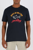 תמונת דוגמן קידמית של Yachting T-Shirt in Blue