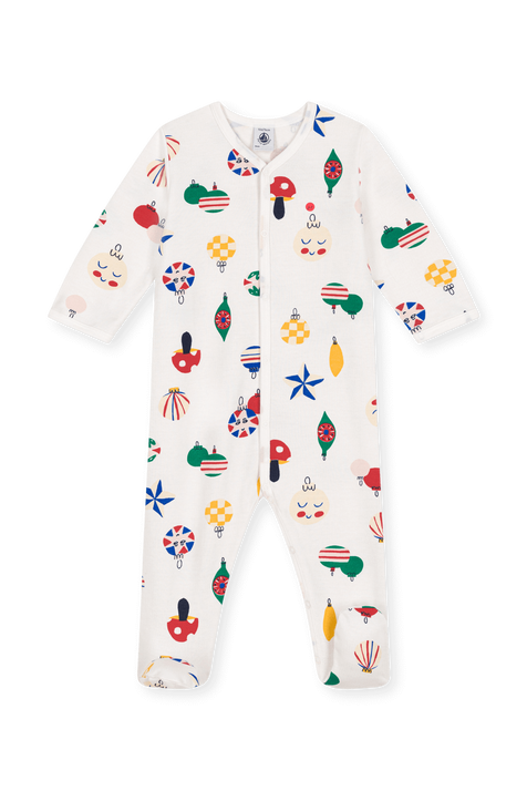 אוברול פיג'מה עם רגליות - גילאי 3-24 חודשים PETIT BATEAU