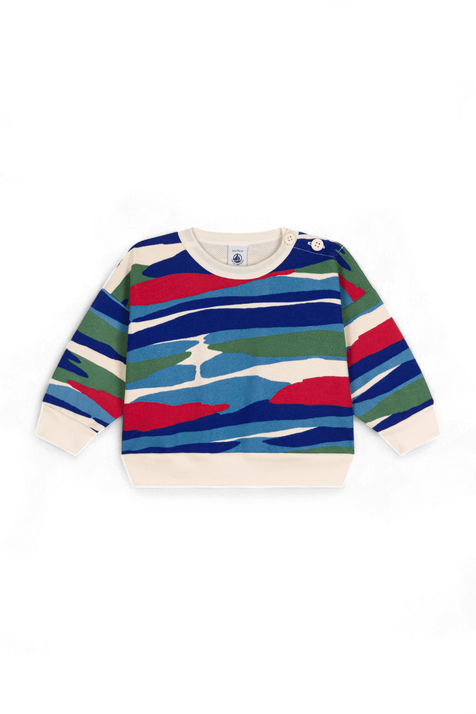 סווטשירט - גילאי 6-12 חודשים PETIT BATEAU