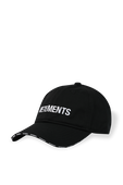 תמונה קידמית של Classic Logo Baseball Cap in Black