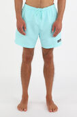 תמונת דוגמן קידמית של Drawstring Pastel Boardshorts in Blue