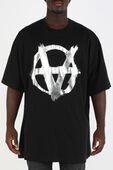 תמונת דוגמן קידמית של Double Anarchy Tshirt in Black