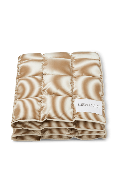 שמיכת פוך לתינוקות בגווני חום ולבן LIEWOOD