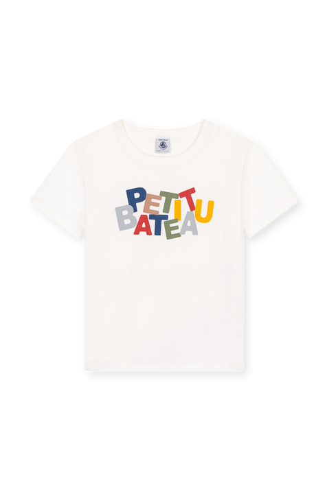 חולצת טי קצרה - גילאי 3-5 שנים PETIT BATEAU