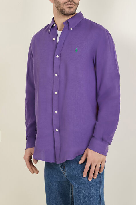 חולצת פשתן מכופתרת POLO RALPH LAUREN