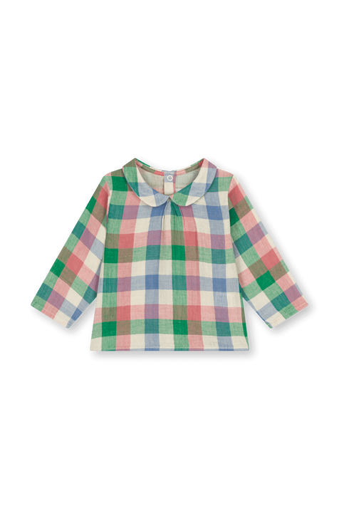 חולצה עם צווארון בייבי - גילאי 6-12 חודשים PETIT BATEAU
