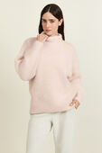 Alpaca Wool-Blend Funnel-Neck Sweater תמונת דוגמן קידמית של Alpaca Wool-Blend Funnel-Neck Sweater