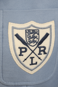 תמונה אחורית של Crest Patch Blazer in Light Blue