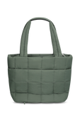 תמונה אחורית של Quilted Grid Tote