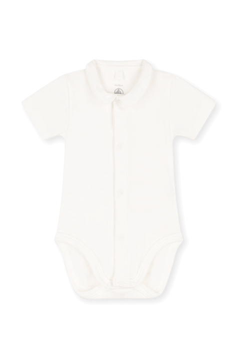 בגד גוף מכותנה אורגנית - גילאי NB-18 חודשים PETIT BATEAU