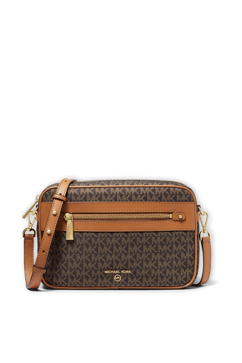 תיק כתף מונוגרמי MICHAEL KORS