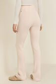 תמונת דוגמן אחורית של Ribbed Merino Wool-Blend Pant