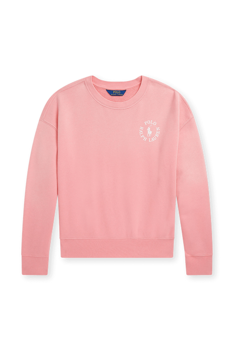 סווטשירט עם צווארון מעוגל- גילאי 8-16 שנים POLO RALPH LAUREN KIDS