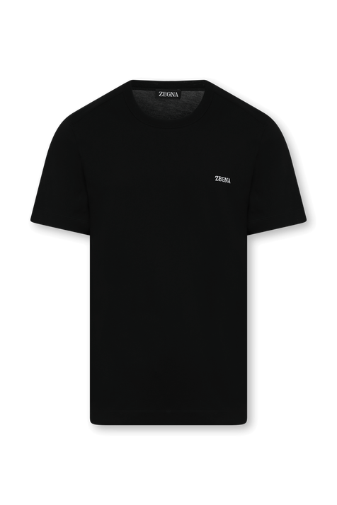חולצת לוגו טי מכותנה ZEGNA