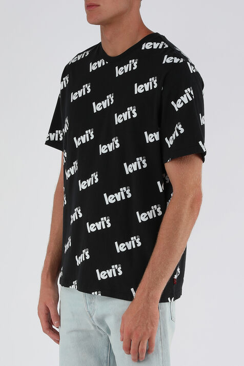 חולצת טי רילקס בהדפס לוגומאני LEVI`S