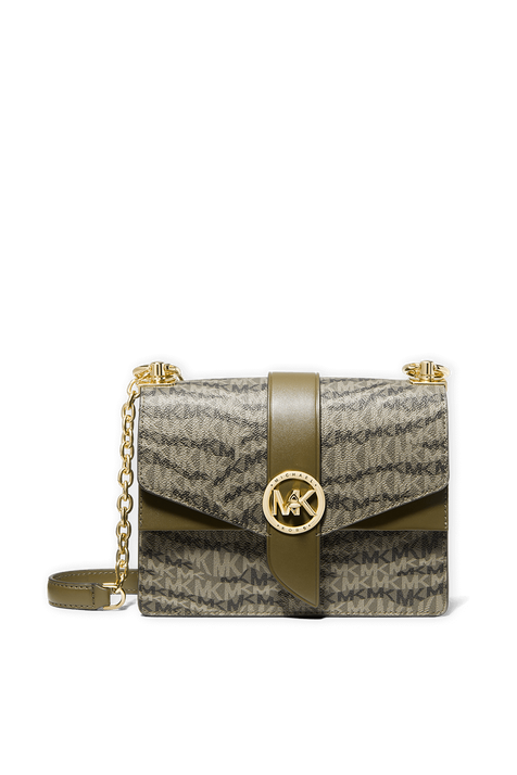 תיק קרוס עם הדפס מונוגרמי MICHAEL KORS