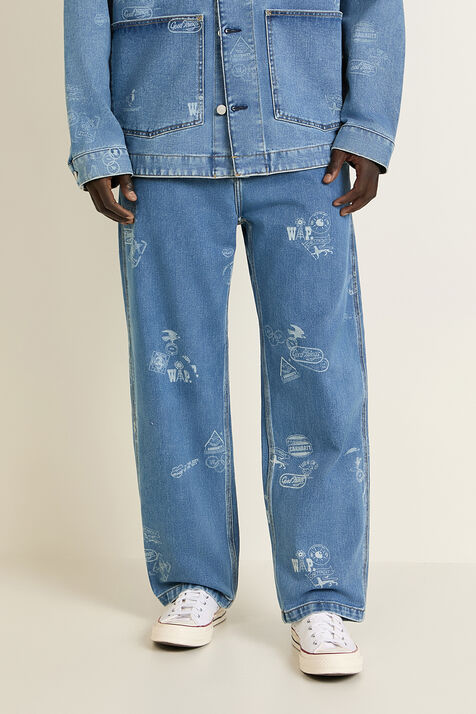 מכנסי ג'ינס חותמות CARHARTT WIP