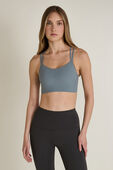 תמונת דוגמן קידמית של Like a Cloud Longline Ribbed Bra, B/C Cup