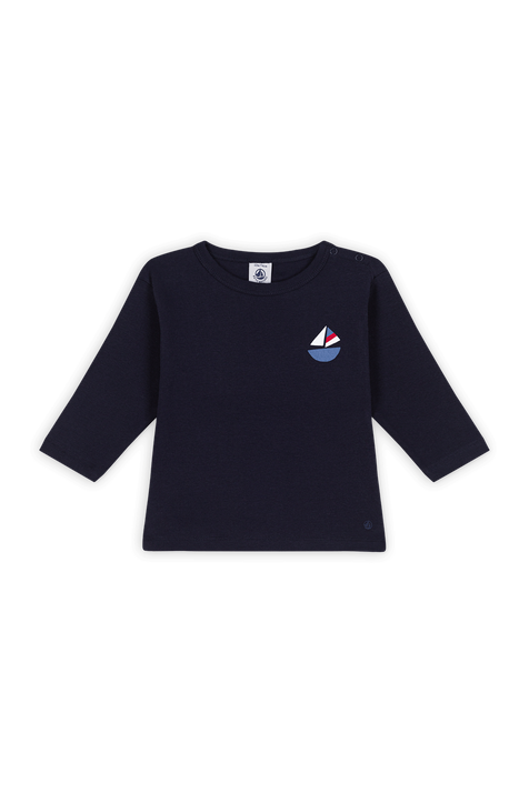 חולצת טי - גילאי 3-12 חודשים PETIT BATEAU