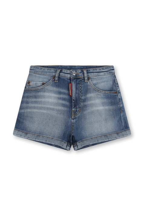 מכנסי ג'ינס קצרים - גילאי 6-12 DSQUARED2 KIDS