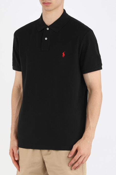 חולצת פולו סלים עם לוגו רקום POLO RALPH LAUREN