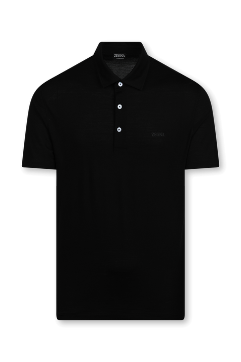 חולצת פולו קצרה מצמר ZEGNA