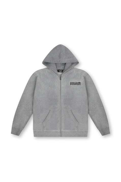 סווטשירט קפוצ'ון עם רוכסן - גילאי 4-16 DSQUARED2 KIDS