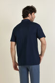 תמונת דוגמן אחורית של Classic-Fit Pique Short-Sleeve Polo Shirt
