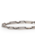 תמונת תקריב של Trio Monolinka Bracelet in Silver