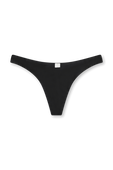 תמונה אחורית של Wundermost Ultra-Soft Nulu Dipped-Waist Thong Underwear 3 Pack