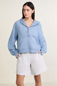 Scuba Oversized Half-Zip Hoodie תמונת דוגמן קידמית של Scuba Oversized Half-Zip Hoodie