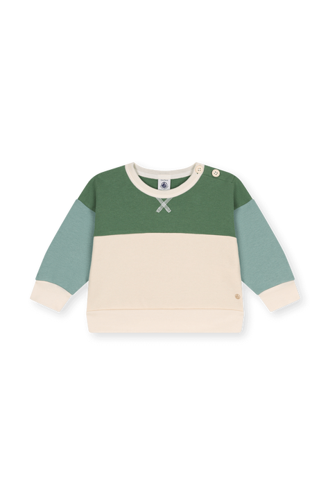 סווטשירט - גילאי 3-12 חודשים PETIT BATEAU