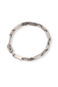 תמונה קידמית של Trio Monolinka Bracelet in Silver