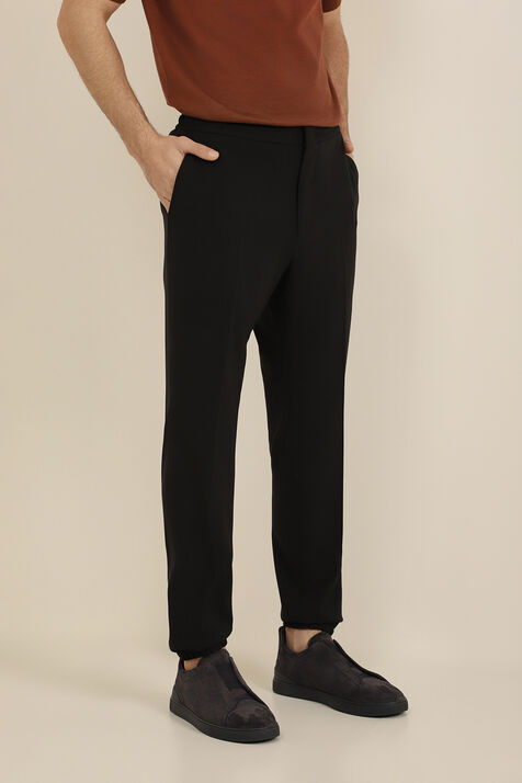 מכנסי ג'וג במראה מחוייט ZEGNA