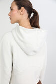 תמונת תקריב דוגמן של Scuba Oversized 1/2 Zip Hoodie