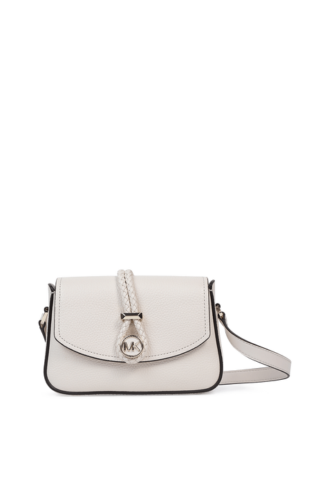 Lea Small Logo Bag in White MICHAEL KORS