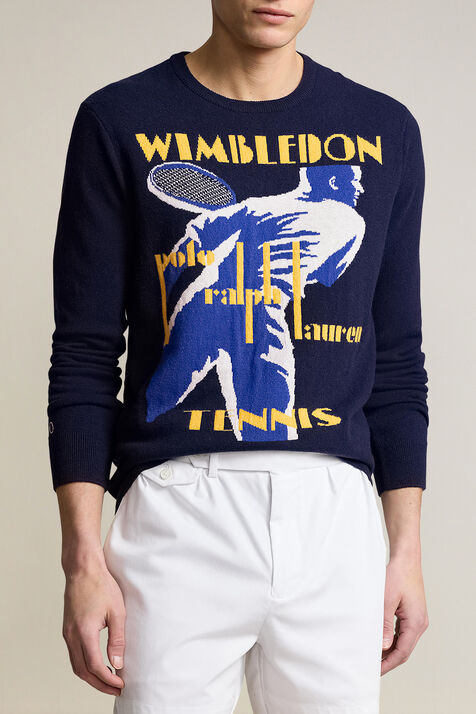 פולו רלף לורן X ווימבלדון סריג קשמיר POLO RALPH LAUREN