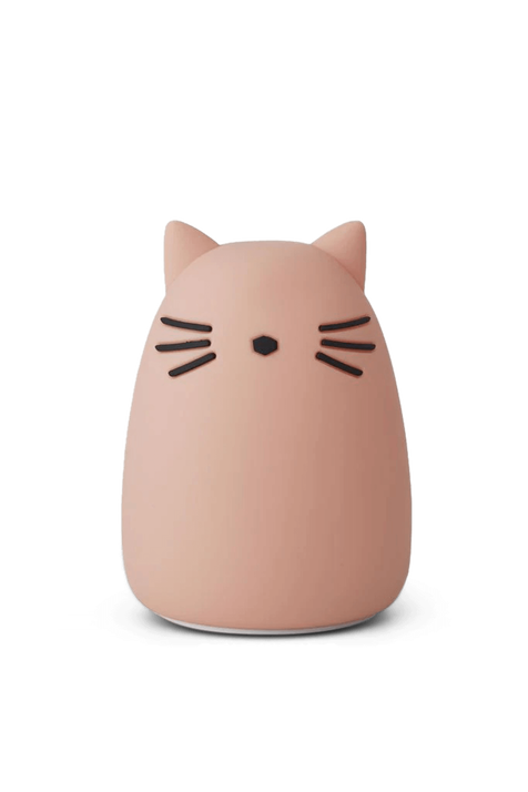מנורת לילה חתול בגוון ורוד LIEWOOD