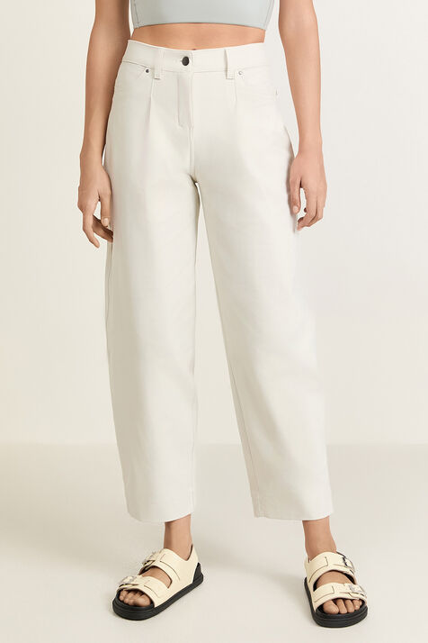 City™ Sleek Mid-Rise Barrel-Leg Pant Light Utilitech