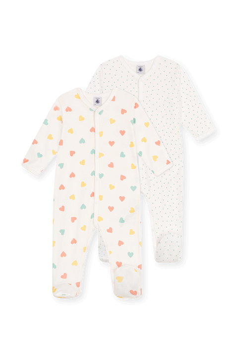 מארז שני אוברולים רגליות - גילאי 1-24 חודשים PETIT BATEAU