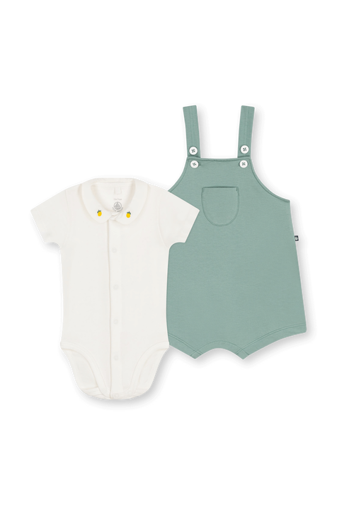 אוברול קצר - גילאים 1-18 חודשים PETIT BATEAU