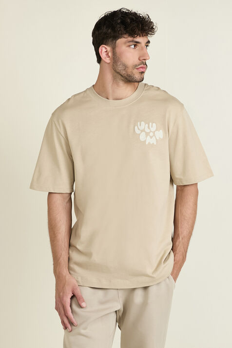 Heavyweight Cotton Jersey T-Shirt Embroider